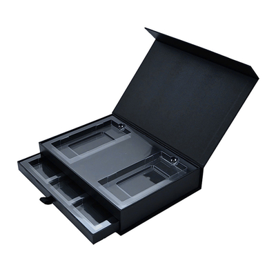 400G ha ricoperto Flip Top Cosmetic Gift Box che imballa di metallina magnetica del fermo UV