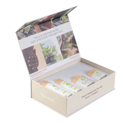 Contenitore di regalo cosmetico di ISO9001 ROHS che imballa 350g Art Paper Recycled