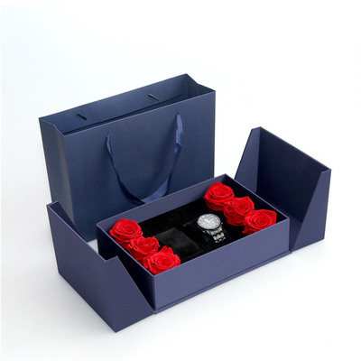 Laminazione metallica della scatola del ODM Logo Magnetic Packaging Cardboard Watch