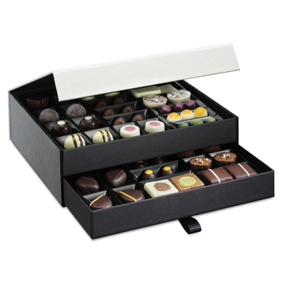 comprare 350g Art Paper Hard Cardboard Gift inscatola il tartufo di cioccolato che imballa il punto UV online manufacture