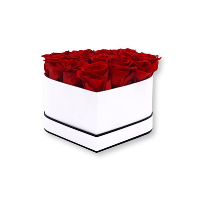 comprare Il fiore del cartone della finestra dell'ANIMALE DOMESTICO inscatola i contenitori di regalo del cuore di CMYK online manufacture