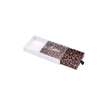 comprare contenitori di regalo trasparenti della finestra del leopardo dell'ANIMALE DOMESTICO magnetico del contenitore di ciglio 300dpi online manufacture