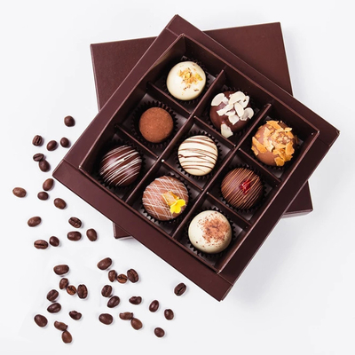 comprare Confezioni regalo di lusso in cartone rigido con nastro Macaron per biscotti di Natale online manufacture
