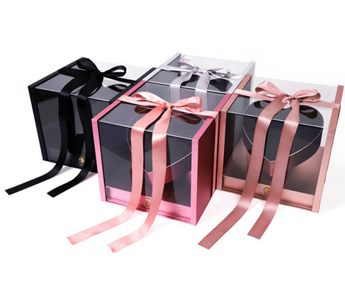 comprare contenitori di fiore del cartone della finestra di 1mm 2mm 3mm che imballano 30x20x10cm online manufacture