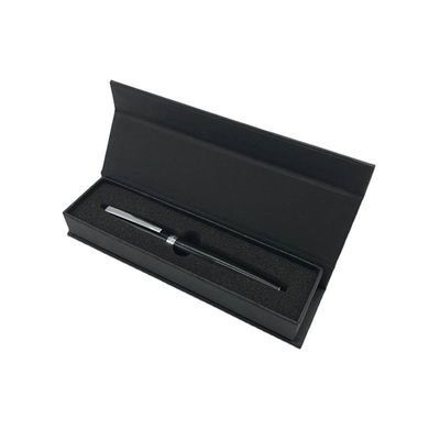 Piano duro di carta su misura di lusso di Flip Top String Handle Foldable dei contenitori di regalo del cartone del nastro della scatola della penna stilografica del regalo