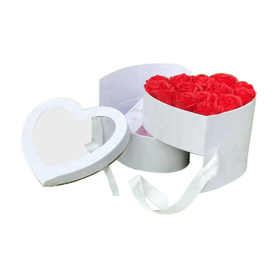 Fiorista a forma di Rose Boxes del regalo del cuore del diametro 310mm 100mm - 300mm