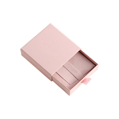 Scatola di gioielli regalo di lusso in carta con logo personalizzato che confeziona colore 4C / Pantone
