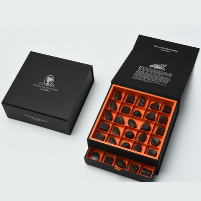 Tartufo di cioccolato di effetto dell'ologramma che imballa facendo scorrere il ODM dell'OEM dei contenitori di regalo del cassetto