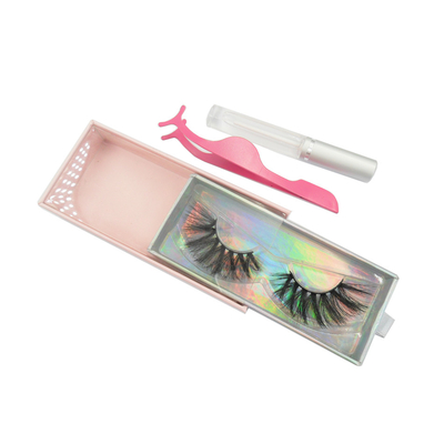 contenitore magnetico di ciglio del regalo della carta fantasia 100g con la finestra del PVC del PE