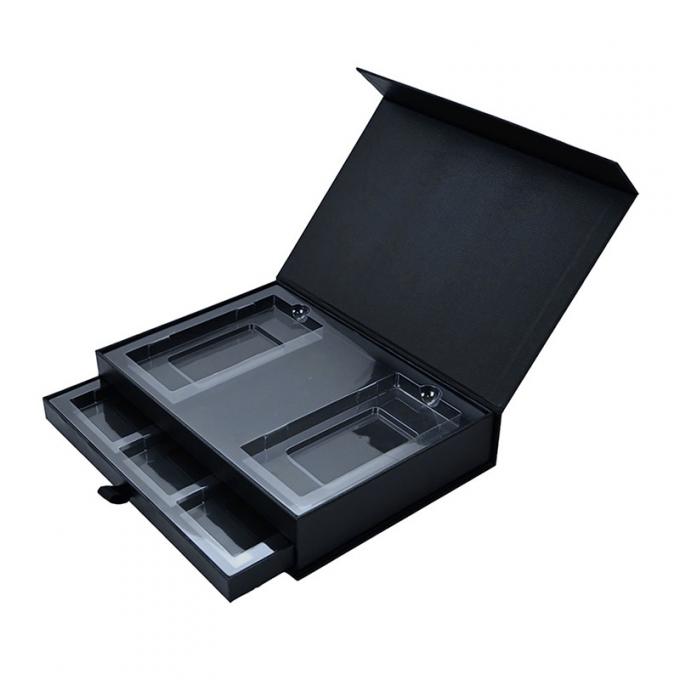 400G ha ricoperto Flip Top Cosmetic Gift Box che imballa di metallina magnetica del fermo UV 1