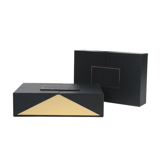 Contenitore di regalo magnetico piegante d'imballaggio di doppia estensione operata del ciglio 35*35*35cm 1