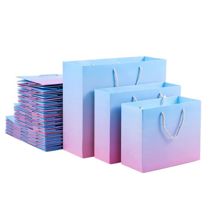L'effetto dell'ologramma ha stampato le borse di distributore di giornali con la maniglia Pantone del nastro 2