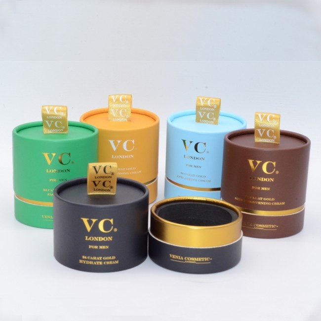 Contenitore di regalo del giro del profumo del cartone di CMYK con il ODM dell'OEM del coperchio 0
