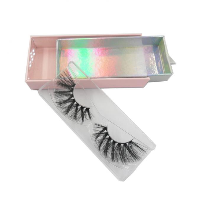 contenitore magnetico di ciglio del regalo della carta fantasia 100g con la finestra del PVC del PE 1