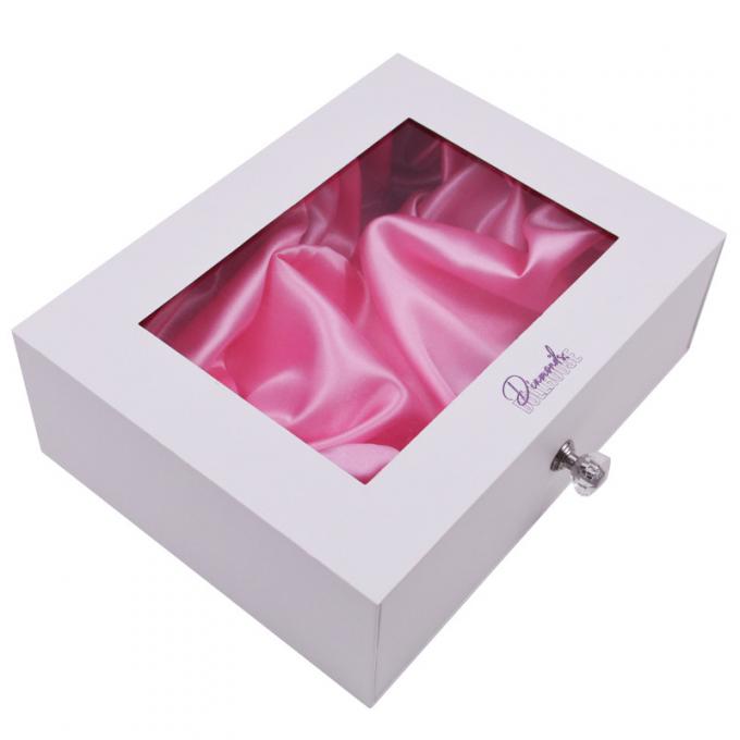 contenitori cosmetici di cartone di seta dell'inserzione dei contenitori di regalo del cassetto della carta fantasia 130g 1