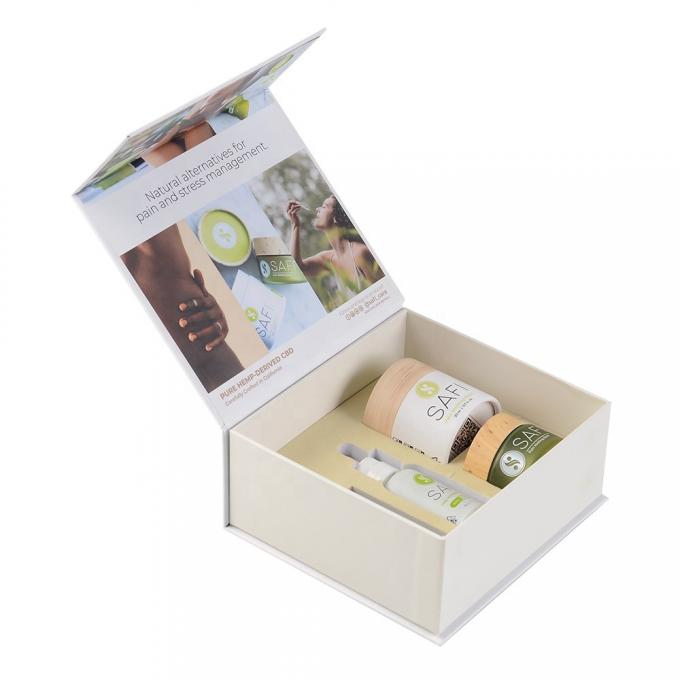 Contenitore di regalo cosmetico di ISO9001 ROHS che imballa 350g Art Paper Recycled 0