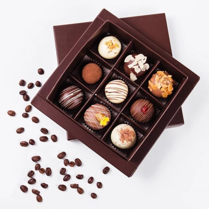 contenitore di regalo del cioccolato 4C che imballa le scatole di cartone amichevoli 128gsm di Eco 0