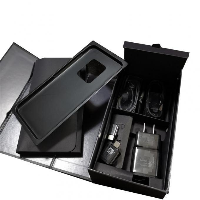 Scatola d'imballaggio EVA Insert di Smartphone della chiusura magnetica nera 6 di CMYK 4 0